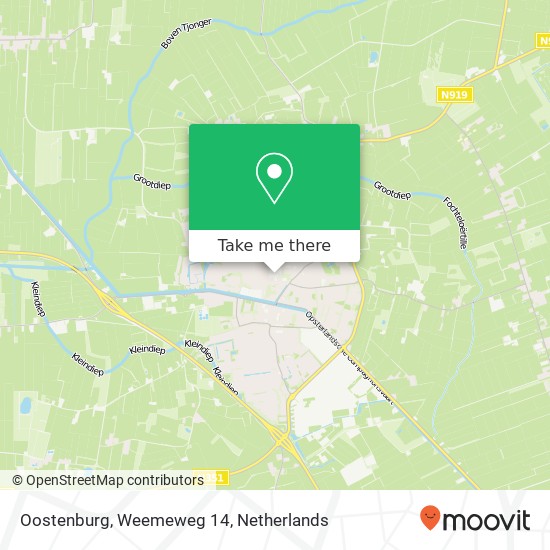 Oostenburg, Weemeweg 14 map