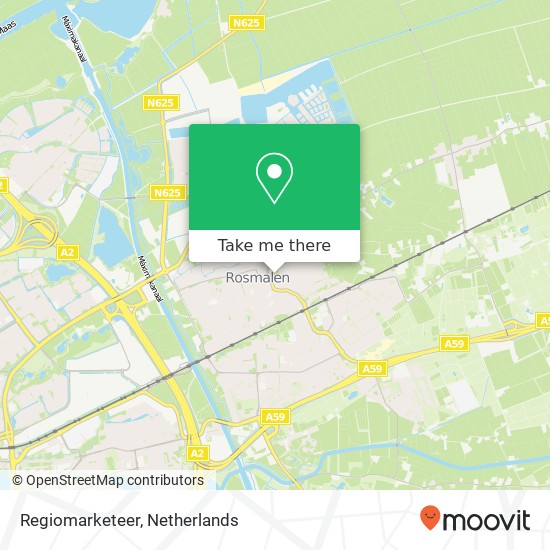 Regiomarketeer, Rodenborchweg Karte