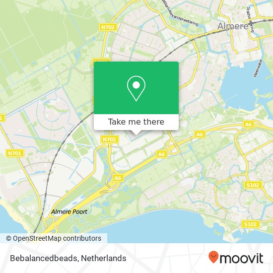 Bebalancedbeads, Cissy van Marxveldtstraat 65 map