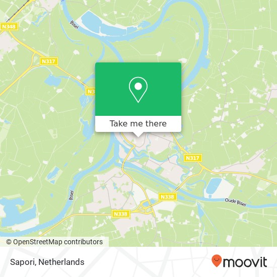 Sapori, Ooipoortstraat 13 map