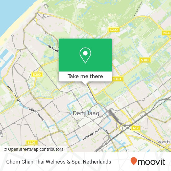 Chom Chan Thai Welness & Spa, Javastraat 267 Karte