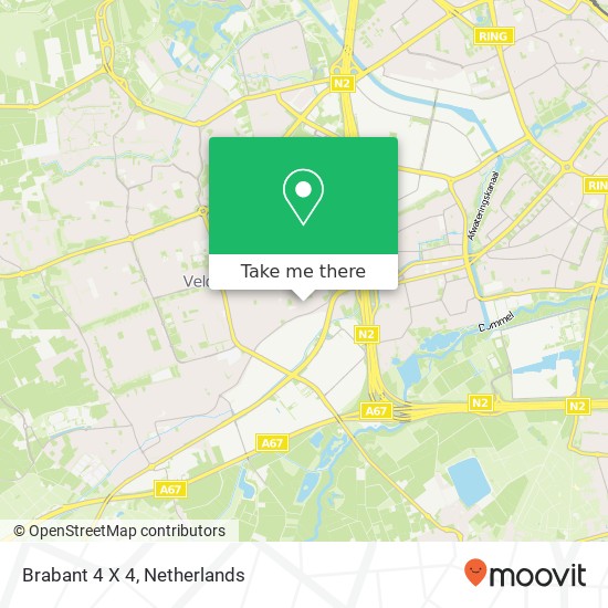 Brabant 4 X 4 map