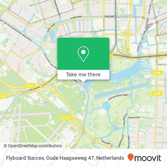 Flyboard Succes, Oude Haagseweg 47 Karte