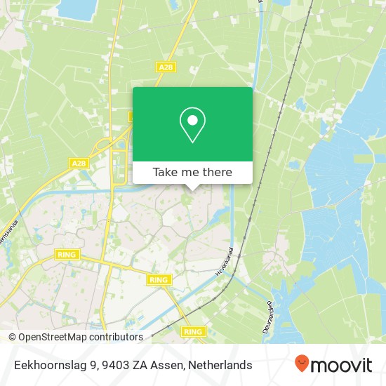 Eekhoornslag 9, 9403 ZA Assen map