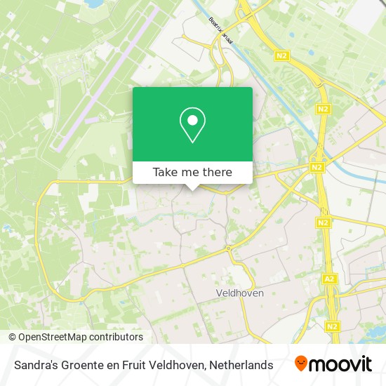 Sandra's Groente en Fruit Veldhoven map