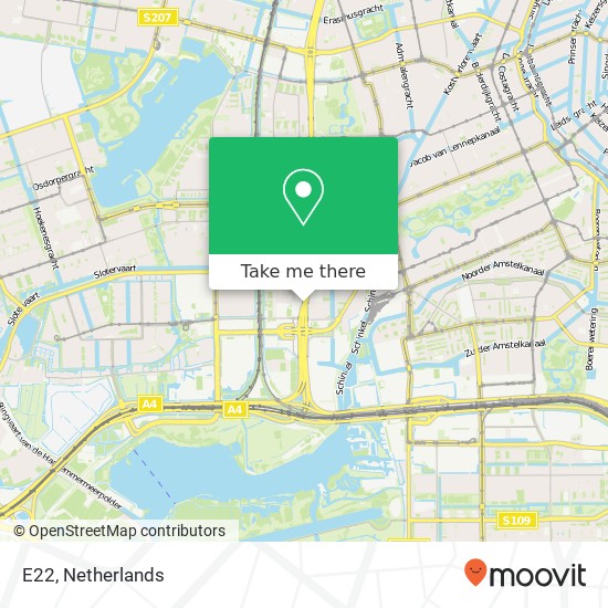 E22, 1062 Amsterdam map