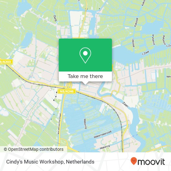 Cindy's Music Workshop, Houtkade 26 map