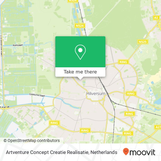 Artventure Concept Creatie Realisatie, Koninginneweg 11 map