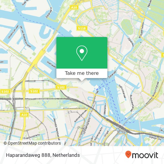 Haparandaweg 888, 1013 Amsterdam map