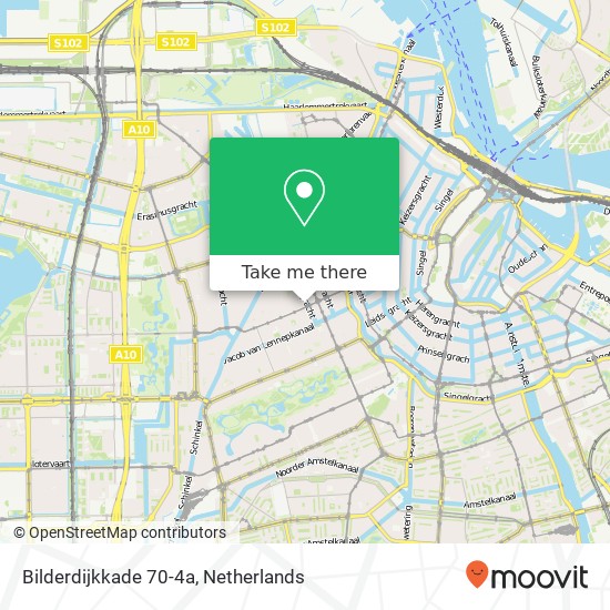 Bilderdijkkade 70-4a, 1053 VN Amsterdam map