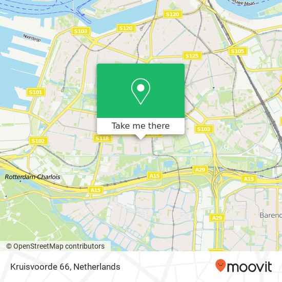 Kruisvoorde 66, 3085 TG Rotterdam map