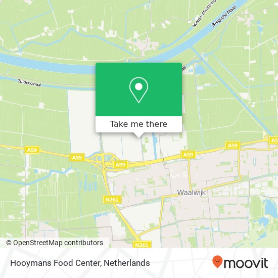 Hooymans Food Center, Sluisweg 17A map