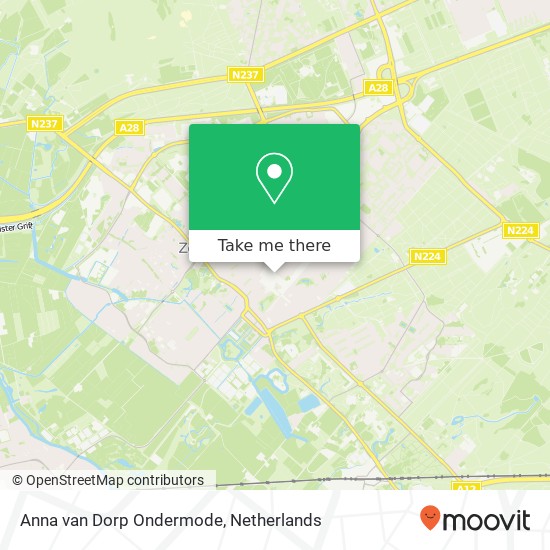 Anna van Dorp Ondermode, Emmaplein map