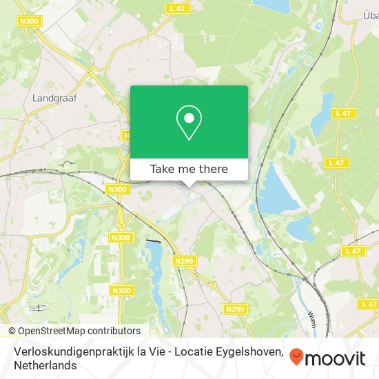 Verloskundigenpraktijk la Vie - Locatie Eygelshoven, Laurastraat map