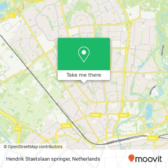 Hendrik Staetslaan springer, 5622 HM Eindhoven map
