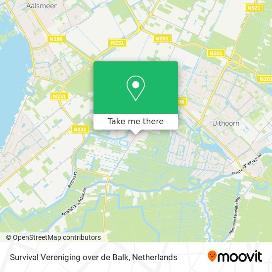 Survival Vereniging over de Balk map