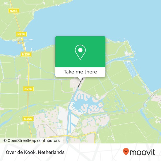 Over de Kook, Westhavendijk 18 map