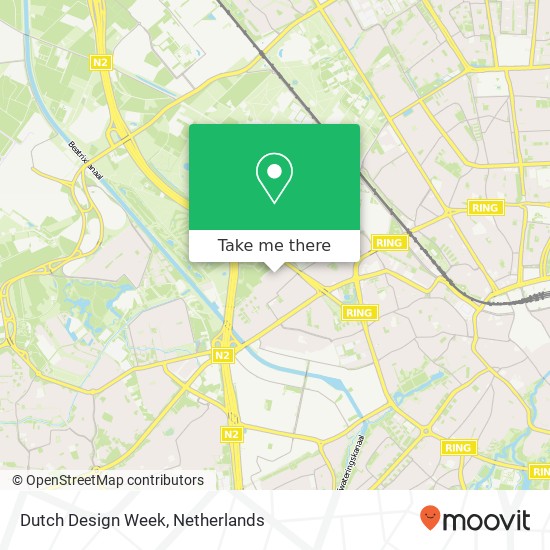 Dutch Design Week map