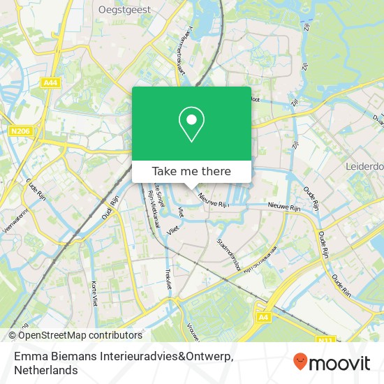 Emma Biemans Interieuradvies&Ontwerp, Breestraat 115 map