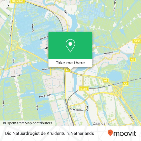 Dio Natuurdrogist de Kruidentuin, Sportstraat map