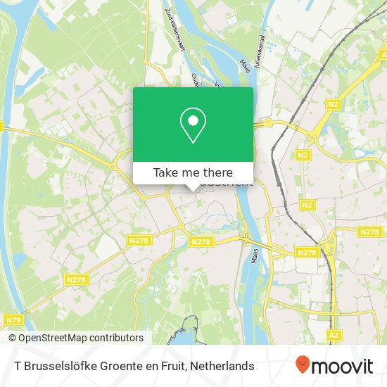 T Brusselslöfke Groente en Fruit map