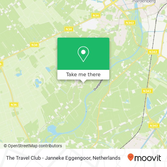 The Travel Club - Janneke Eggengoor map