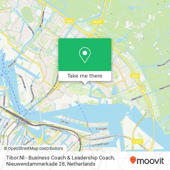 Tibor.Nl - Business Coach & Leadership Coach, Nieuwendammerkade 28 Karte