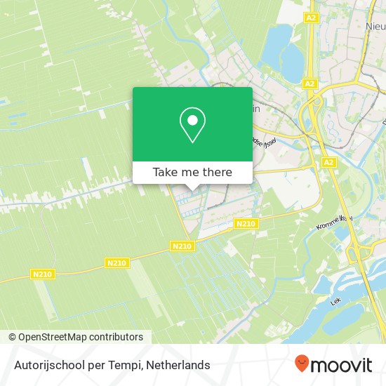 Autorijschool per Tempi, Dommelstraat 13 map