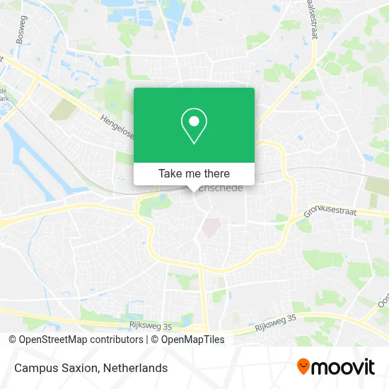 Campus Saxion map