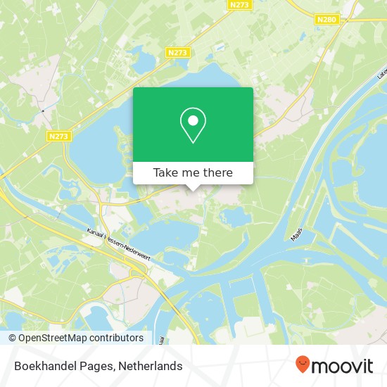 Boekhandel Pages map