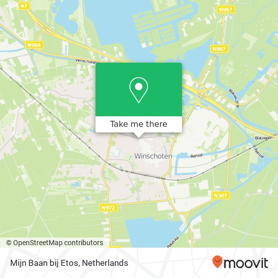 Mijn Baan bij Etos, Oldambtplein map
