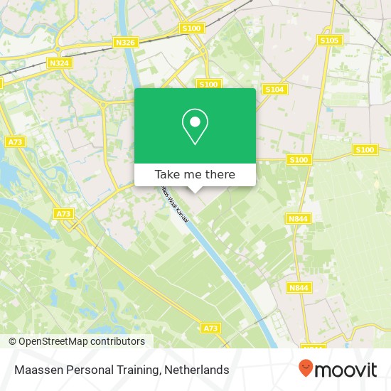 Maassen Personal Training, Zijpendaalstraat 5A map