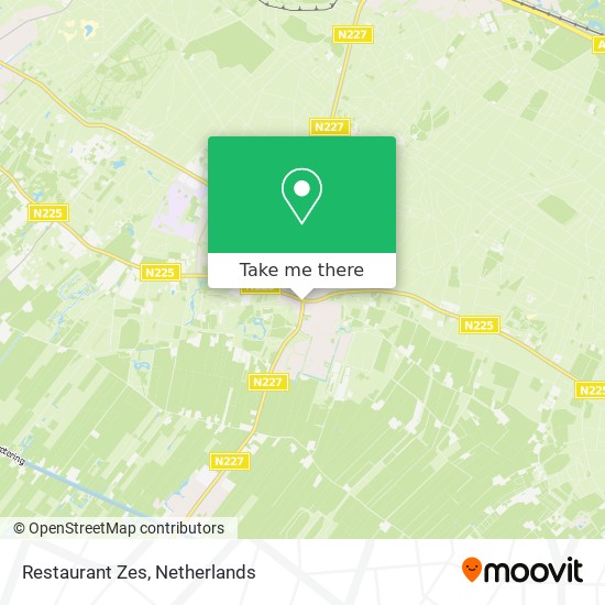Restaurant Zes map
