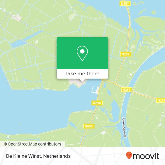 De Kleine Winst, Voorstraat map