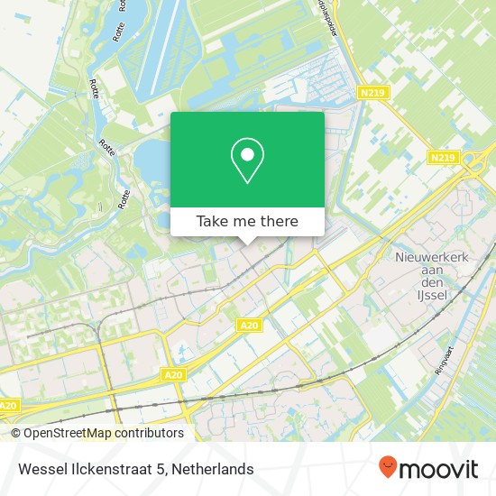 Wessel Ilckenstraat 5, 3069 ZB Rotterdam map