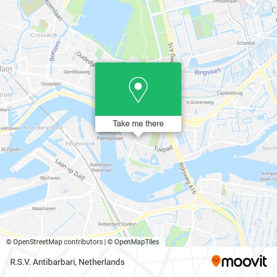 how to get to r s v antibarbari in rotterdam by bus light rail train or metro moovit