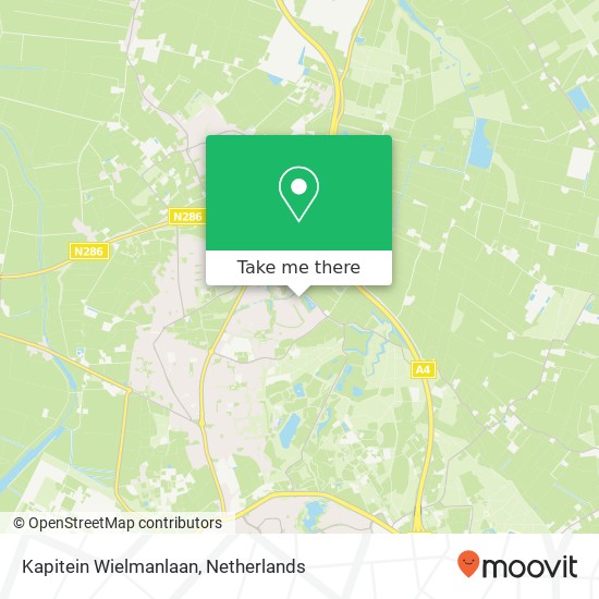 Kapitein Wielmanlaan, 4661 ZE Halsteren map