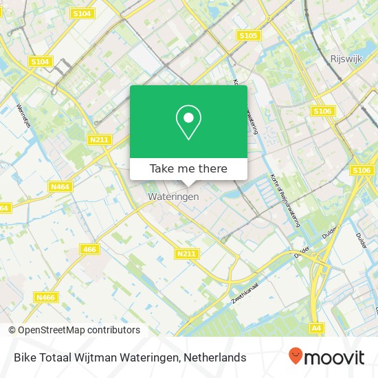 Bike Totaal Wijtman Wateringen, Herenstraat 71 Karte