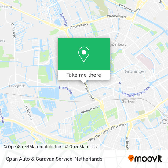 Span Auto & Caravan Service map