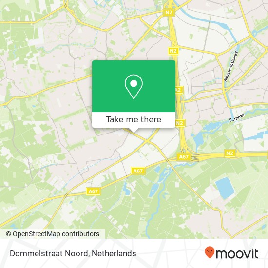 Dommelstraat Noord, 5504 DC Veldhoven map