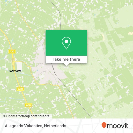 Allegoeds Vakanties map