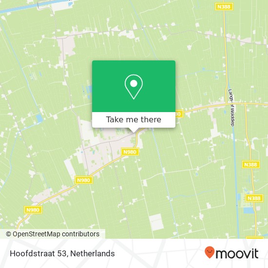 Hoofdstraat 53, 9861 AB Grootegast map