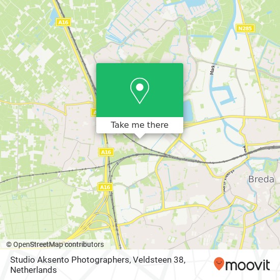 Studio Aksento Photographers, Veldsteen 38 map
