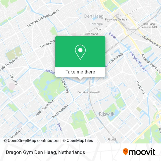 Dragon Gym Den Haag map