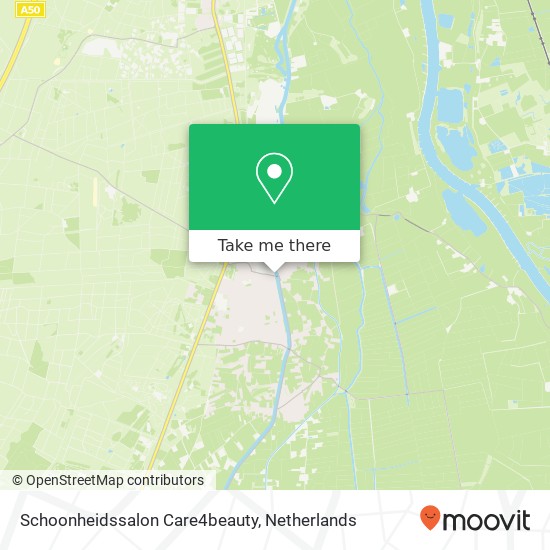 Schoonheidssalon Care4beauty map