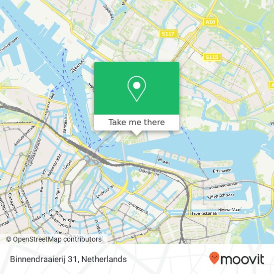 Binnendraaierij 31, 1021 PP Amsterdam map