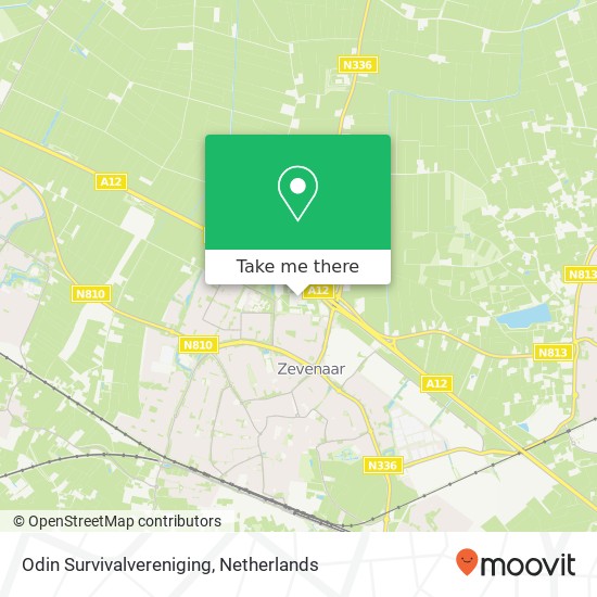 Odin Survivalvereniging, Hunneveldweg 6B map