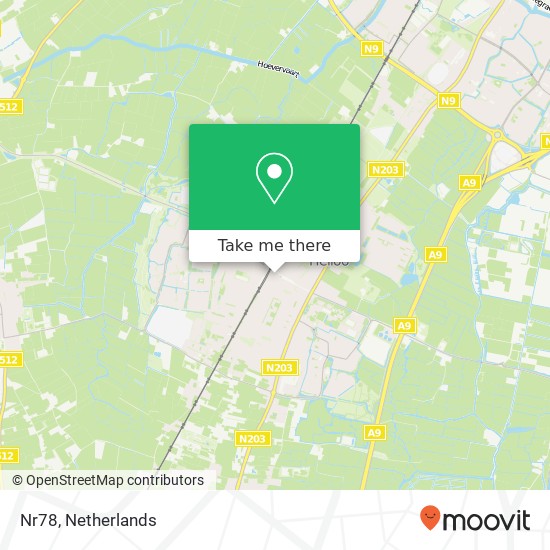 Nr78, Stationsweg 78A map