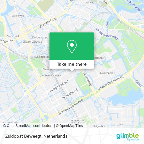 Zuidoost Beweegt map