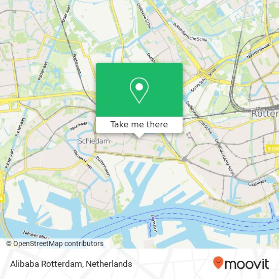 Alibaba Rotterdam, Franselaan 292 Karte